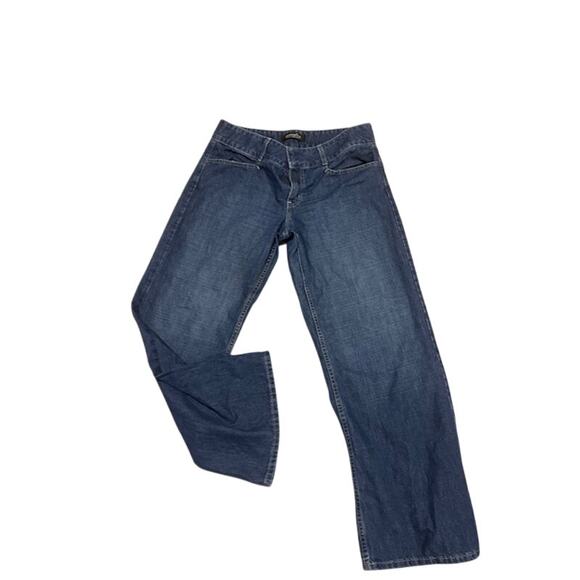 London Jean Women’s Blue Denim Jeans Size 14 Straight Leg Mid Rise - Picture 1 of 2